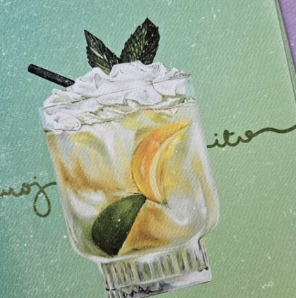 Print na akvarel papiru Mohito