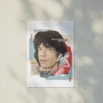 Print na akvarel papiru Mik Džeger