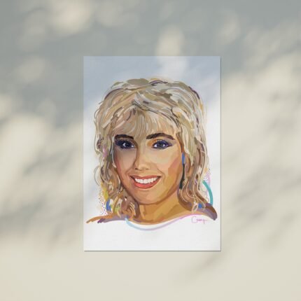 Crtež na akvarel papiru Lepa Brena