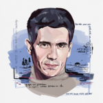 Print na akvarel papiru Mladenović