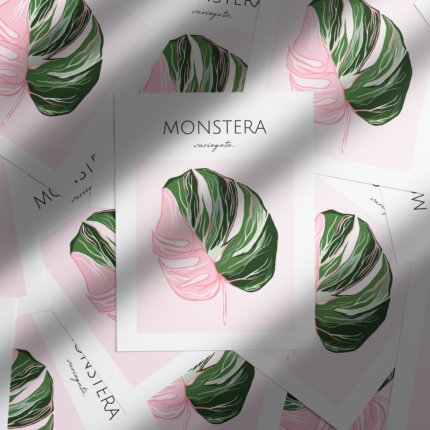 Print Monstera