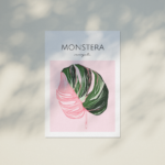 Print Monstera