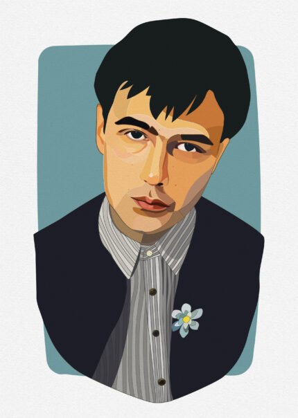 Print na akvarel papiru Divljan