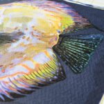 Print na akvarel papiru riba 2