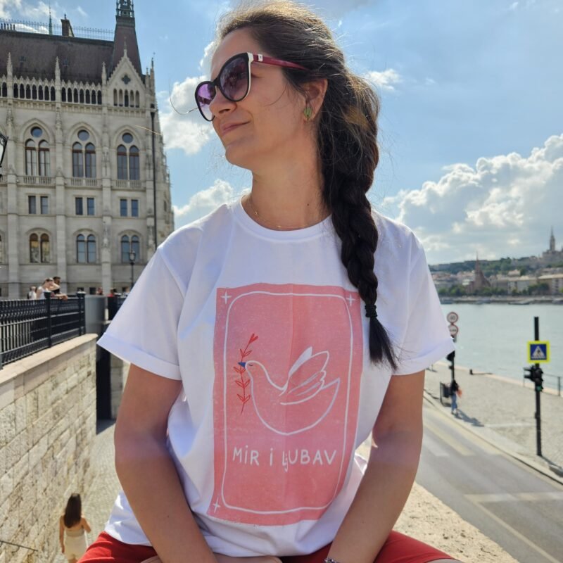 majica mir i lubav